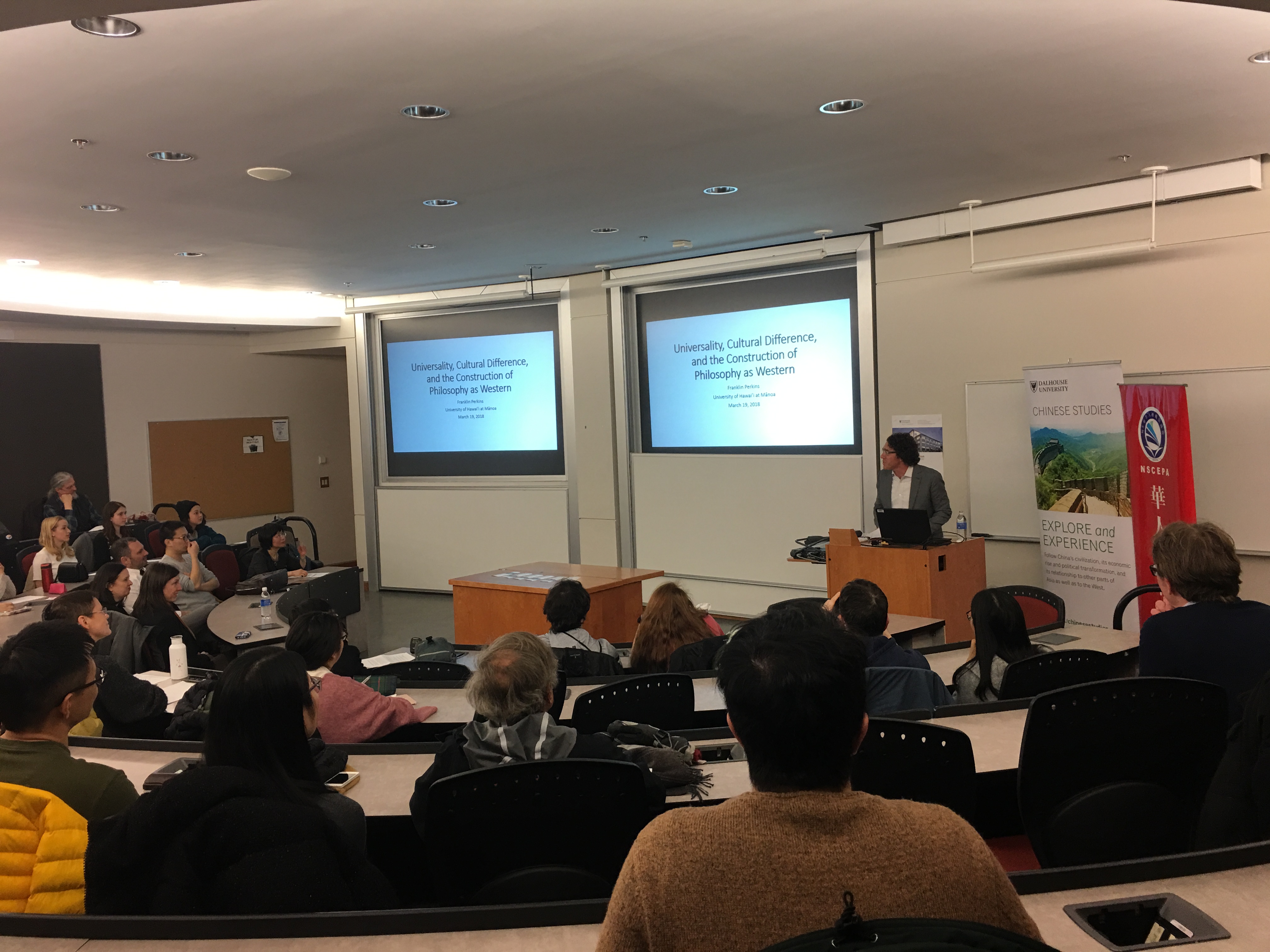 Philosophy Lecture 2018 Chinese Studies Dalhousie University